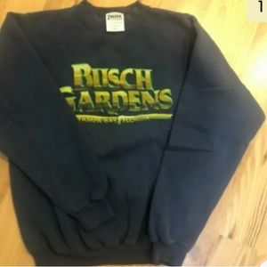 VTG 90s Bush Gardens Tampa FL Unisex Sweatshirt Tultex Adult S "Made in the USA